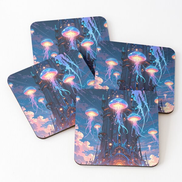 Item preview, Dreamlike Jellyfish World designed and sold by TondoMeander.