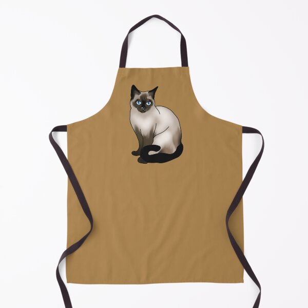 Item preview, Siamese Cat kitty funny small beige cat designed and sold by Kikabu.