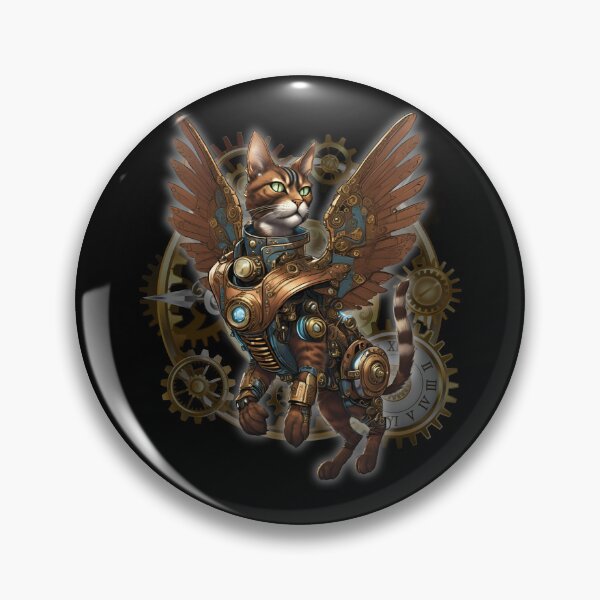 Item preview, Flying Cat Steampunk designed and sold by MixedVibes Co..