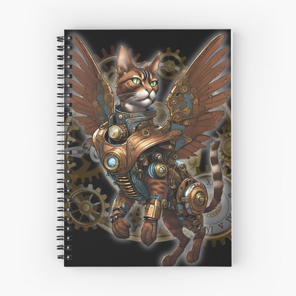 Item preview, Flying Cat Steampunk designed and sold by MixedVibes Co..