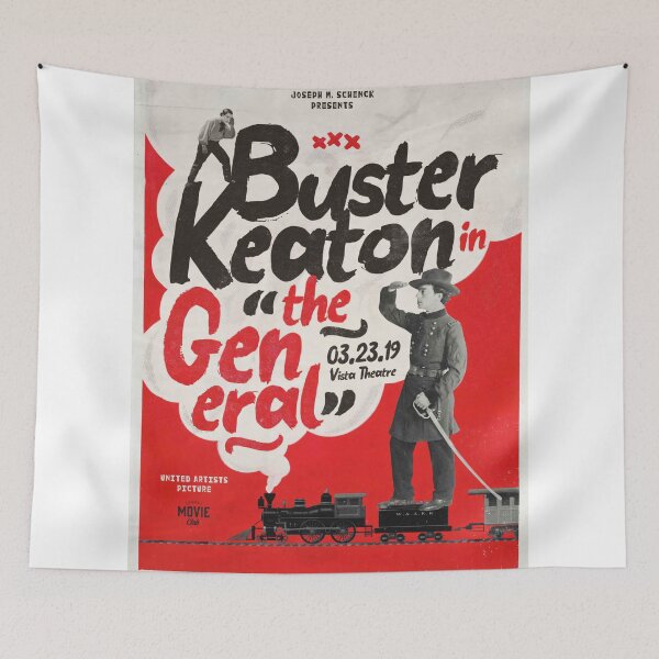Item preview, Vintage Movie Poster - The General by Buster Keaton designed and sold by TuncGK.