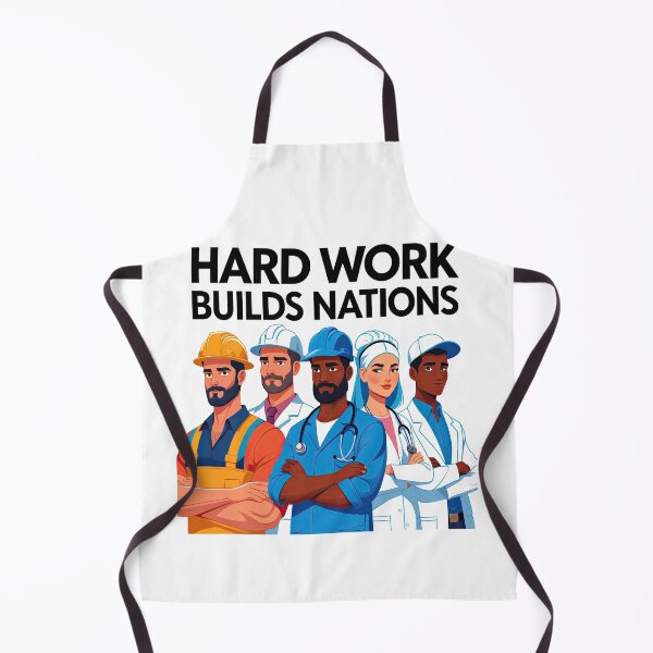 Item preview, Diverse Professionals - Hard Work Builds Nations designed and sold by Alla-Creates.