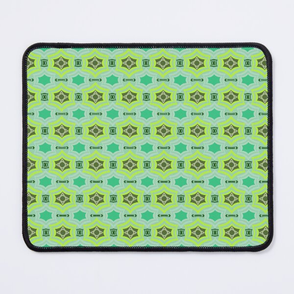 Item preview, Green Geometric Star Pattern with Abstract Symmetry designed and sold by ANGOON7455.