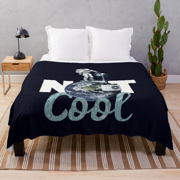 Item preview, Not Cool - Astronaut cooling planet Earth designed and sold by AnAzArt.