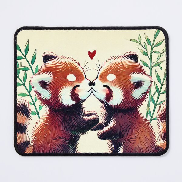 Item preview, Kissing red pandas designed and sold by Heidi25L.