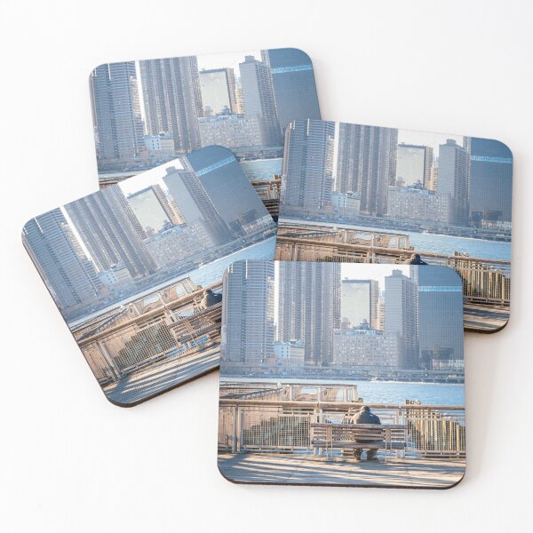 Item preview, Lonely man sitting at Gantry Plaza State Park designed and sold by LeandroNazar.