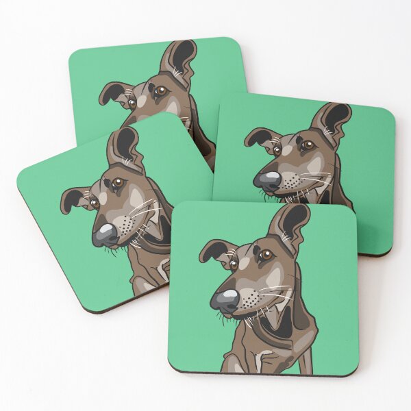 Item preview, Brown dog pet thin tall doggy designed and sold by Kikabu.