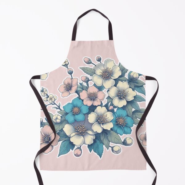 Item preview, Flowers, botanical, spring, floral pattern, cottagecore, japanese pop art designed and sold by Sugar Wisdom .