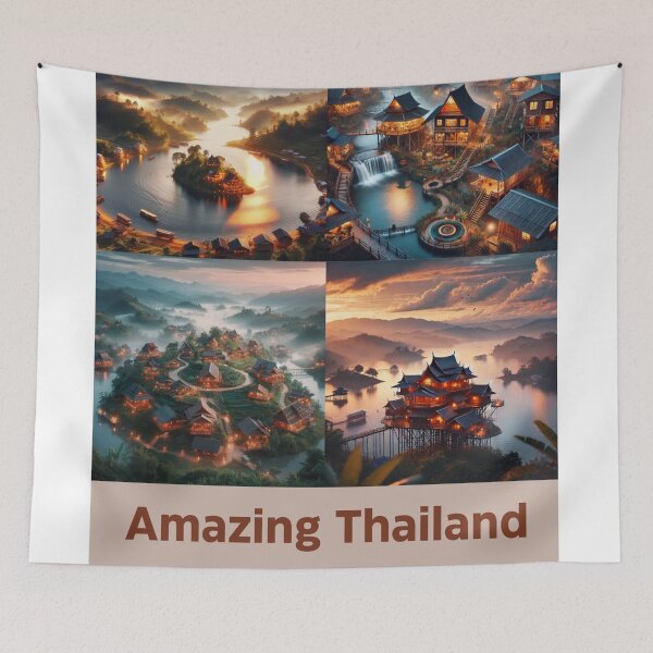 Item preview, Amazing Thailand, Ban Rak Thai, Mae Hong Son designed and sold by PixelStoneDesign .