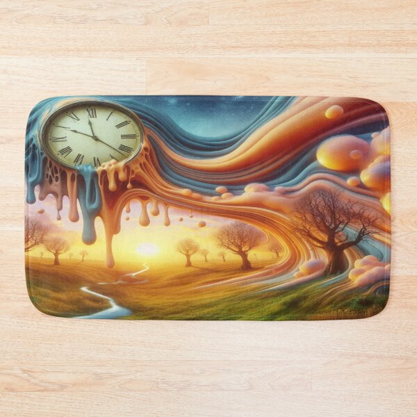 Item preview, "Surreal Clockscape: A River of Time Inspired by Dalí's Masterpieces" designed and sold by FotoworldEdel.