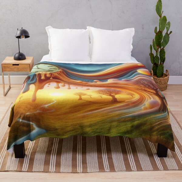 Item preview, "Surreal Clockscape: A River of Time Inspired by Dalí's Masterpieces" designed and sold by FotoworldEdel.