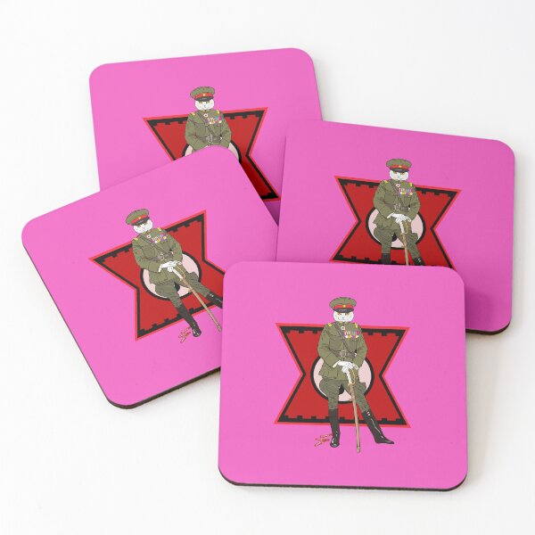 Item preview, army cavalry colonel with a sword. cat designed and sold by Manhole Delivery.