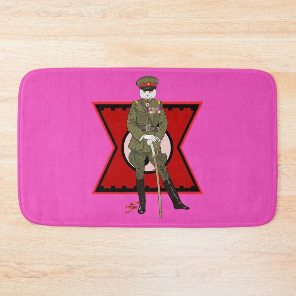 Item preview, army cavalry colonel with a sword. cat designed and sold by Manhole Delivery.