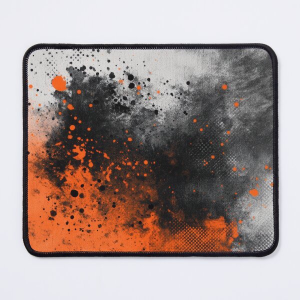 Item preview, Abstract Orange and Black Ink Explosion. designed and sold by RGShirtWorks.