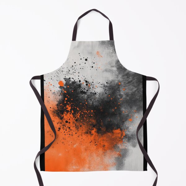 Item preview, Abstract Orange and Black Ink Explosion. designed and sold by RGShirtWorks.