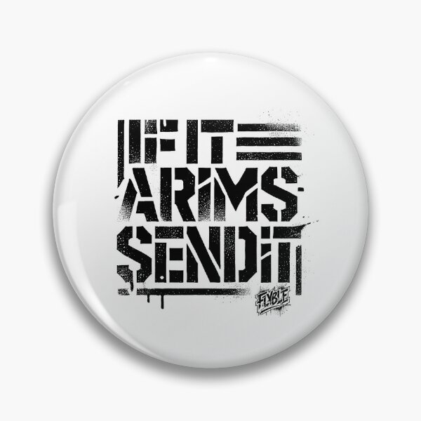 Item preview, If It Arms, Send It – FPV Graffiti Stencil Design designed and sold by Flyble.
