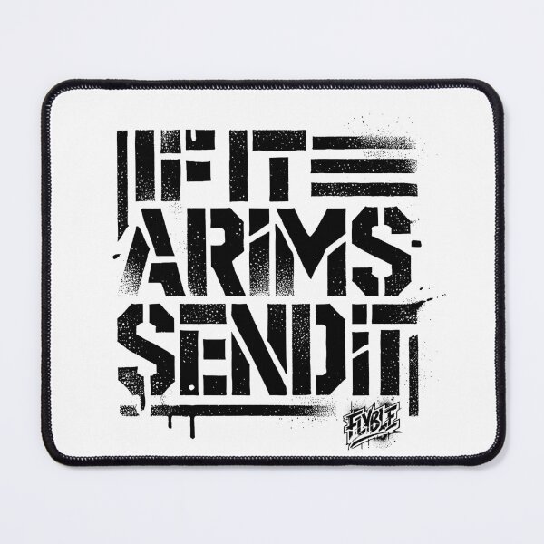 Item preview, If It Arms, Send It – FPV Graffiti Stencil Design designed and sold by Flyble.