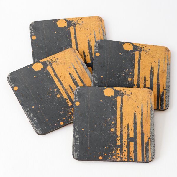 Item preview, Abstract Orange and Black Splashes designed and sold by RGShirtWorks.