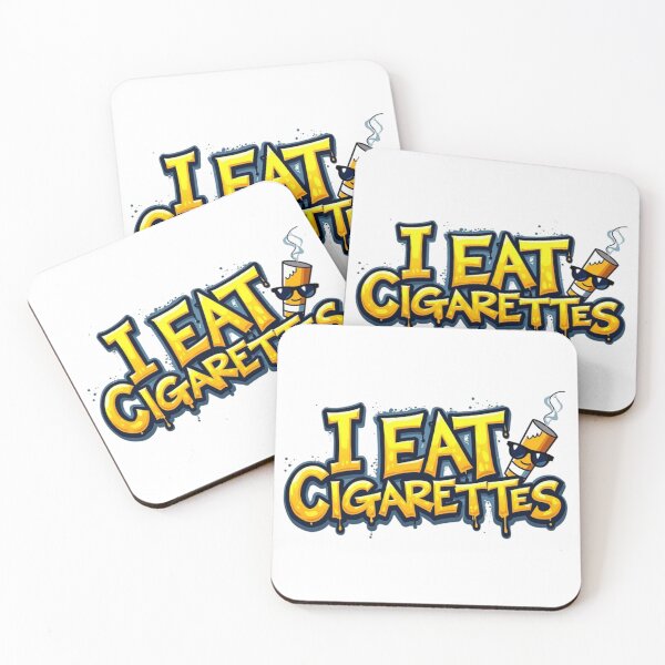 Item preview, "I Eat Cigarettes" meme text designed and sold by Endless-mind.