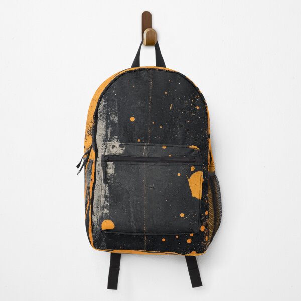 Item preview, Abstract Orange and Black Splashes designed and sold by ML-Media.