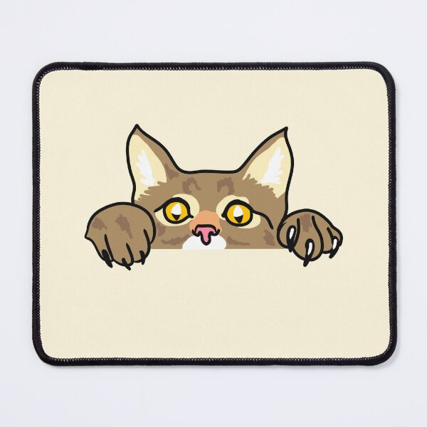 Item preview, Cat beige yellow kitty funny small cat designed and sold by Kikabu.