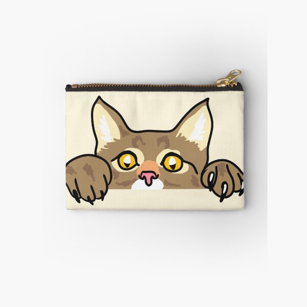 Item preview, Cat beige yellow kitty funny small cat designed and sold by Kikabu.