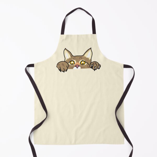 Item preview, Cat beige yellow kitty funny small cat designed and sold by Kikabu.