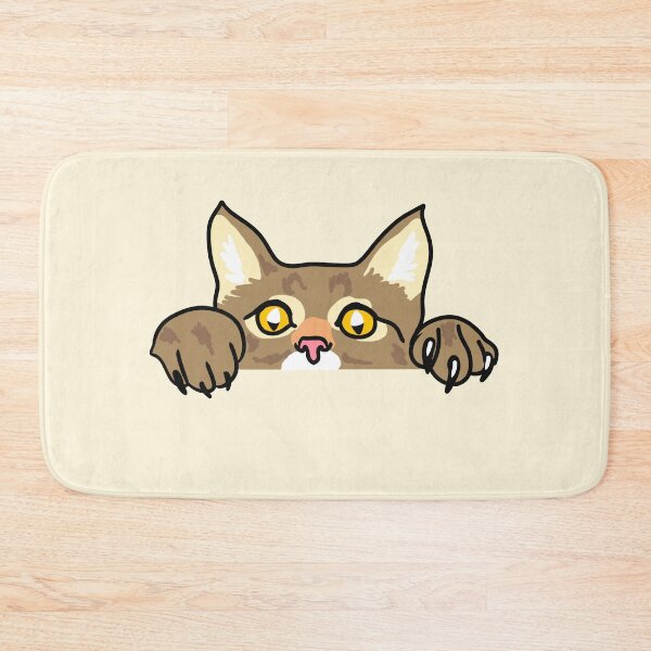 Item preview, Cat beige yellow kitty funny small cat designed and sold by Kikabu.