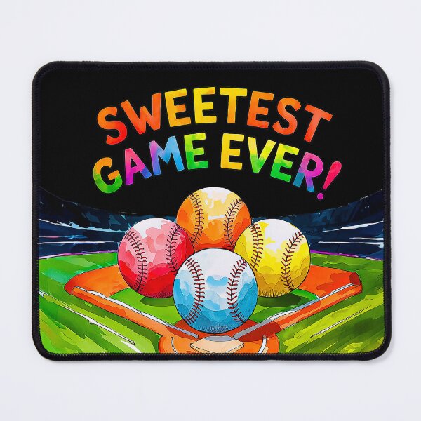Item preview, Baseball Ice Cream Colorful Sweetest Game Ever designed and sold by Amanda's Factory.