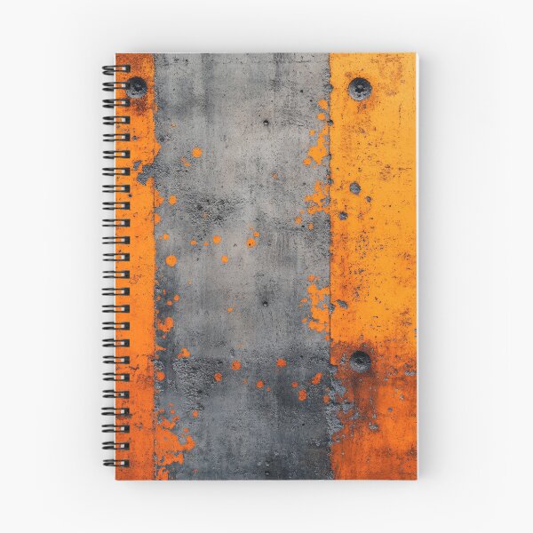 Item preview, Abstract Orange and Gray Concrete Texture designed and sold by ML-Media.