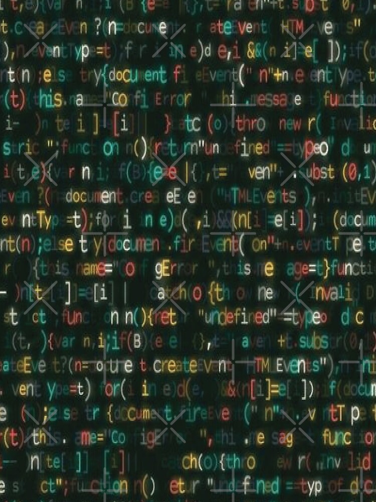 Thumbnail 3 of 3, Scarf, Software Engineering Coding Texture Pattern Printed Gifts for Software Engineers and Programmers designed and sold by ArtoDesignPro.