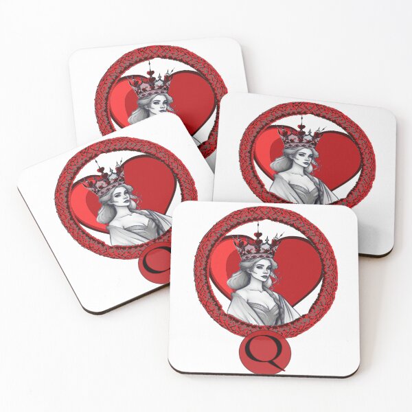 Item preview, Queen of Hearts Valentine (Hers) designed and sold by GreyMoonForest.