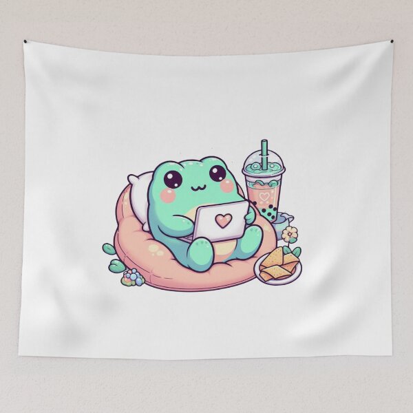 Item preview, Cute Frog Rest - Relaxing Fun designed and sold by ATOTI.