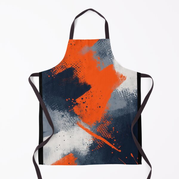 Item preview, Abstract Orange and Blue Paint Splatter. designed and sold by RGShirtWorks.
