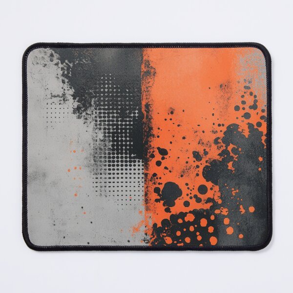 Item preview, Abstract Orange and Gray Grunge Texture designed and sold by ML-Media.