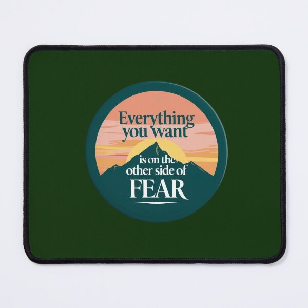 Item preview, Everything you want is on the other side of fear. designed and sold by Summer Sunshine.