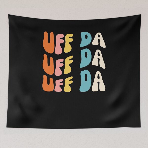 Item preview, Uff Da. Funny Minnesota saying Midwestern Norwegian groovy designed and sold by snowry.