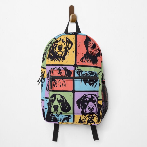 Item preview, Pup Portraits - Pastel Retro Mosaic for Dog Lovers designed and sold by TuncGK.