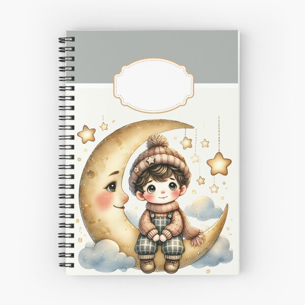 Item preview, Dreamy Moon Boy  designed and sold by BlissWishes.