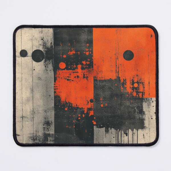Item preview, Abstract Orange Black Grey Texture designed and sold by ML-Media.
