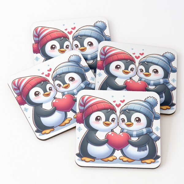 Item preview, Valentine's Day _ Penguins in love designed and sold by Arleven.