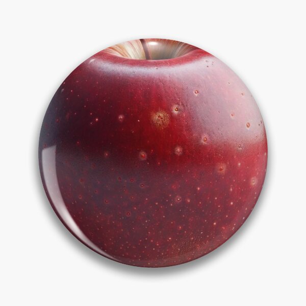 Item preview, Deep Red Apple with very mild blemishes designed and sold by sparrowPrints.