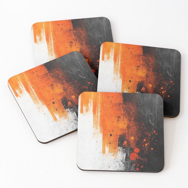 Item preview, Abstract Orange Black White Grunge Texture. designed and sold by RGShirtWorks.