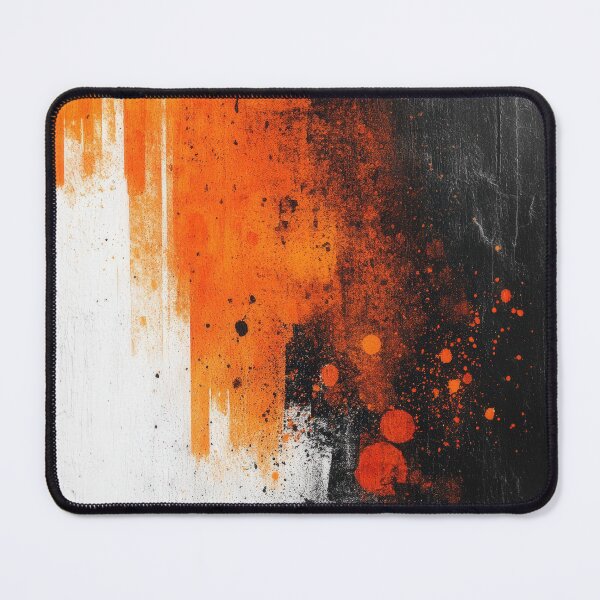 Item preview, Abstract Orange Black White Grunge Texture. designed and sold by ML-Media.