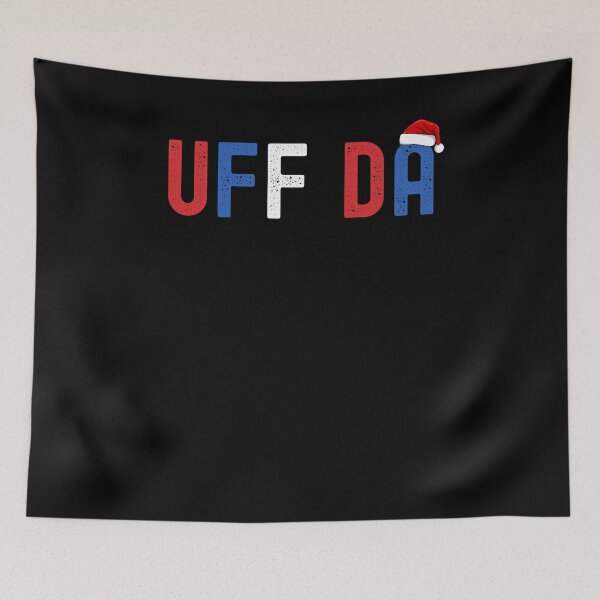 Item preview, Christmas Uff Da. Funny Minnesota Midwestern Norwegian flag designed and sold by snowry.