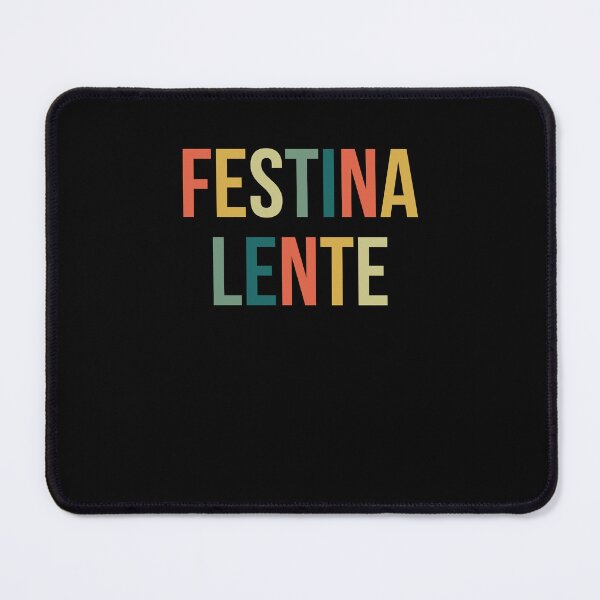 Item preview, Retro Festina Lente Make Haste Slowly Latin Inspirational designed and sold by snowry.