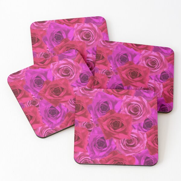 Item preview, Valentines Day Roses Bright Pink, Red, Purple and Pink Roses designed and sold by Lindsay Marie Patterns.
