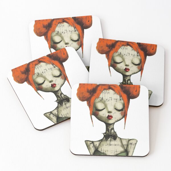 Item preview, Music In Me. Female illustration. No text version. designed and sold by Shoot-The-Moon.