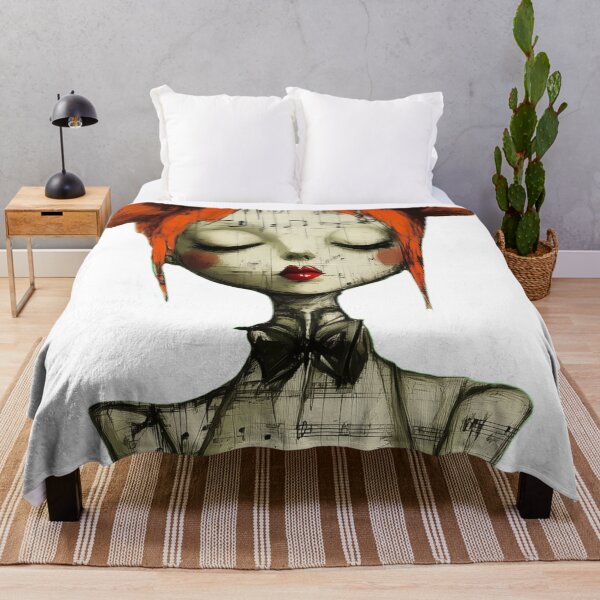 Item preview, Music In Me. Female illustration. No text version. designed and sold by Shoot-The-Moon.