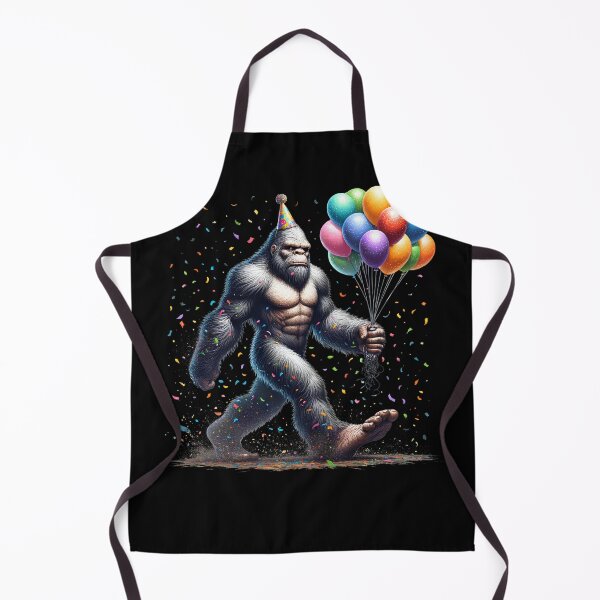 Item preview, Bigfoot Sasquatch Birthday Party Hat Balloons Funny designed and sold by Kimberley King Art King Art.